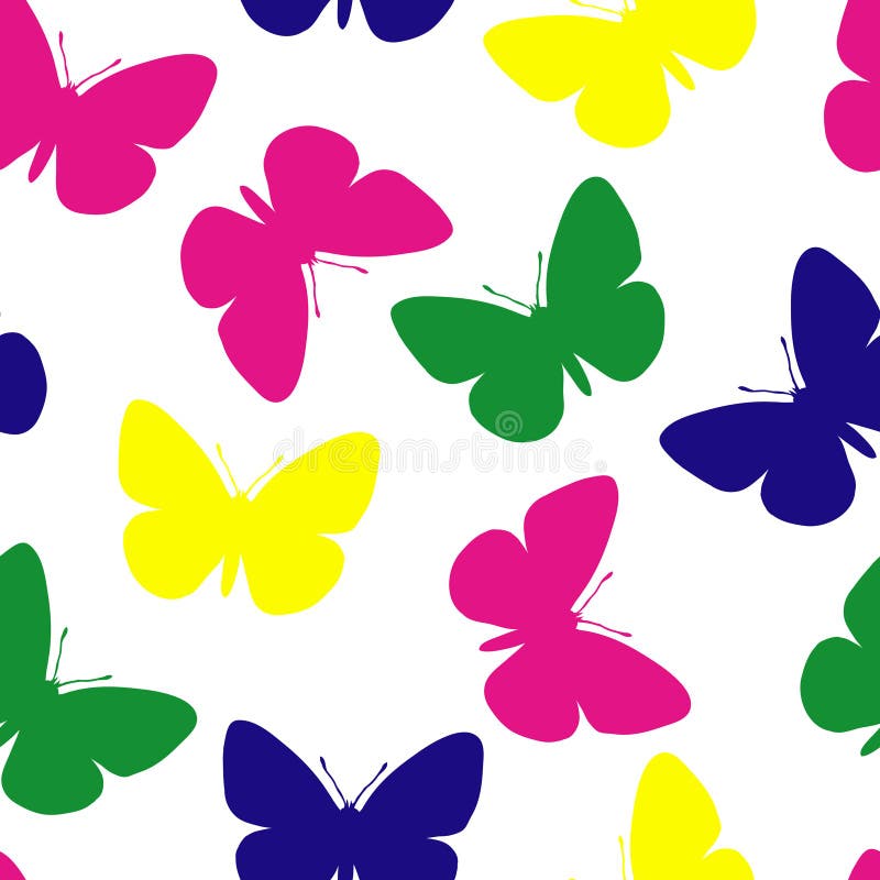 Seamless butterfly pattern