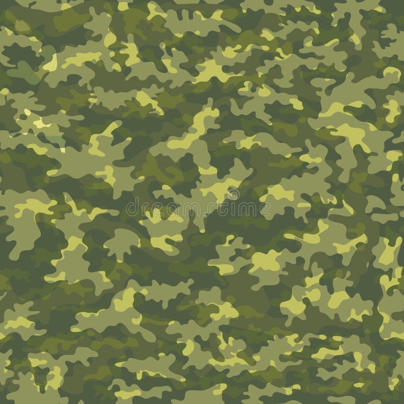 Seamless Camouflage Military Cloth of Infantry. Abstract Background ...