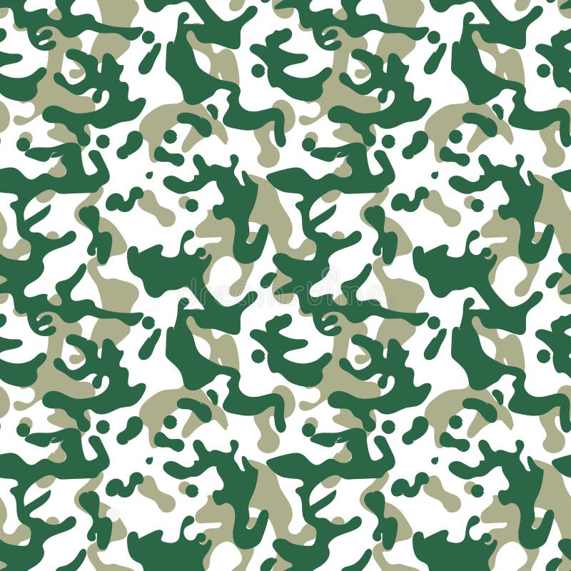 Seamless Camouflage Pattern, Army Clothing, Soldier Uniform Background ...