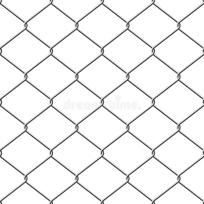 Seamless chainlink fence stock illustration Seamless chainlink fence stock illustration