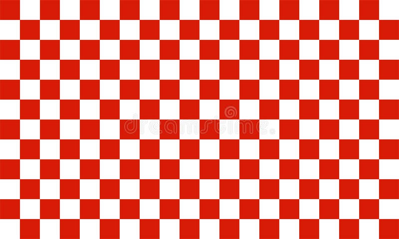 Seamless Checkered Texture Red and 