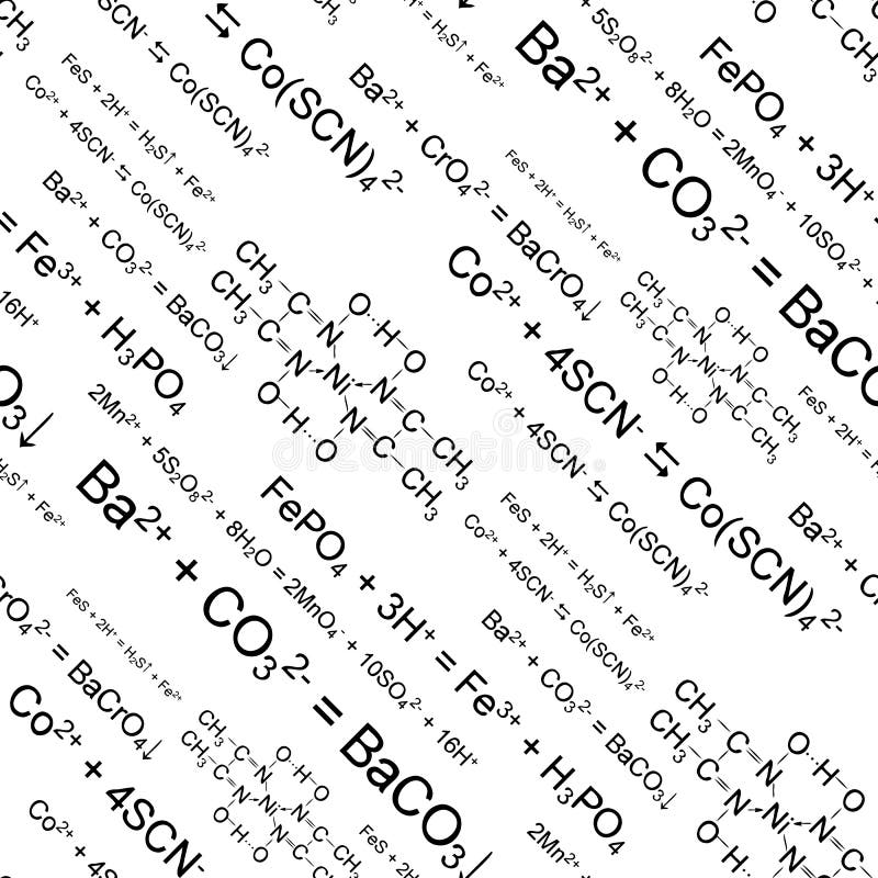Chemistry Scribbles Blackboard Stock Vector Illustration of chemistry