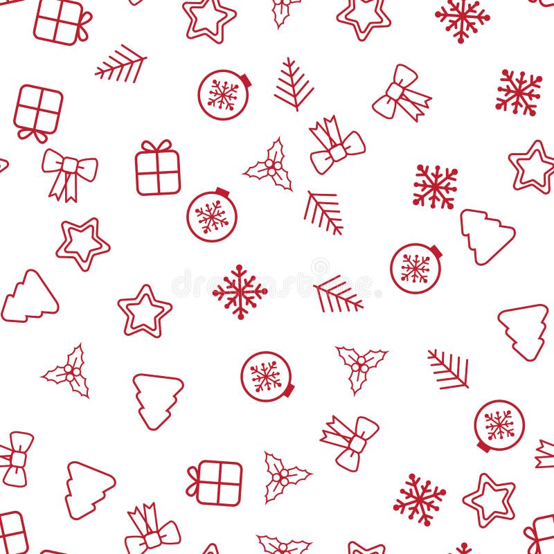 Seamless Christmas Pattern Christmas Pattern With Decorative
