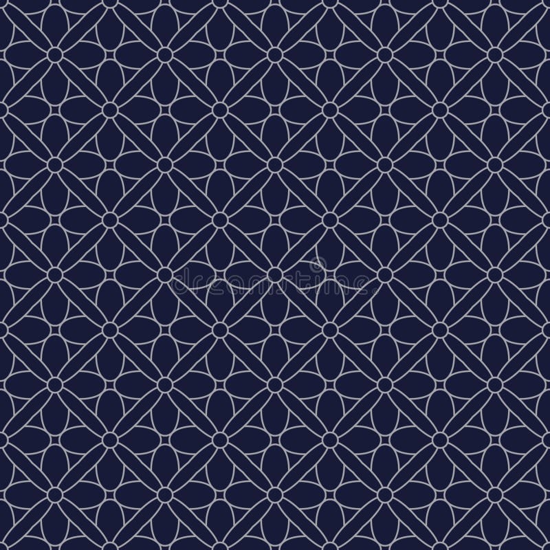 Seamless color pattern of abstract geometric elements vector illustration