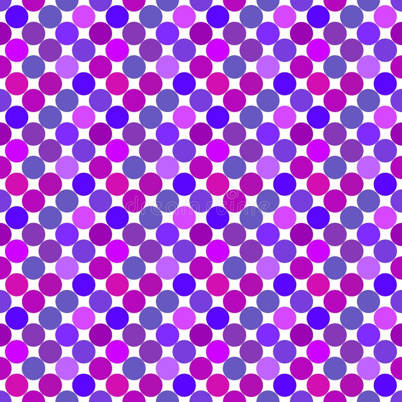 Seamless colorful abstract dot pattern background design stock illustration