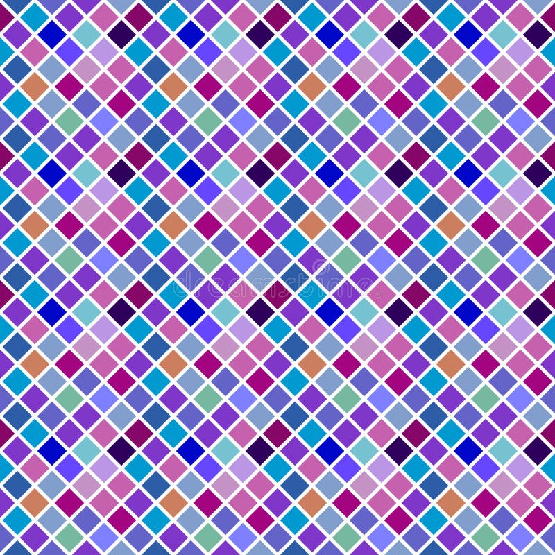 Seamless colorful abstract square pattern background design vector illustration