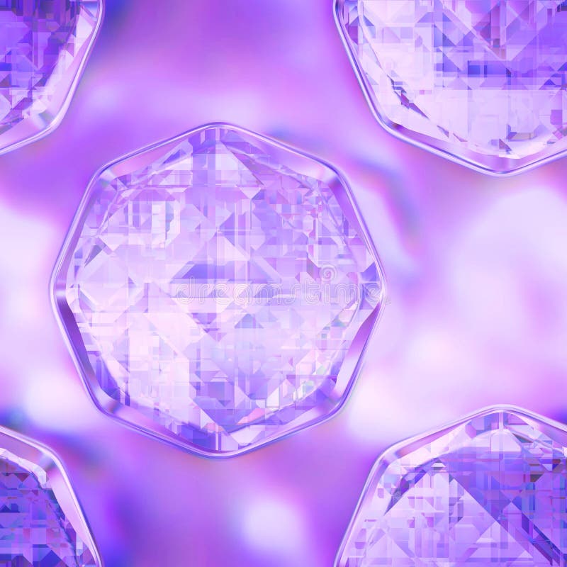 Seamless crystal texture stock illustration