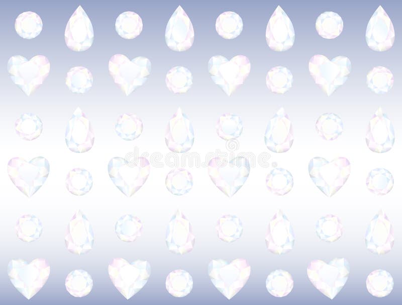 Seamless Crystal Wall stock illustration