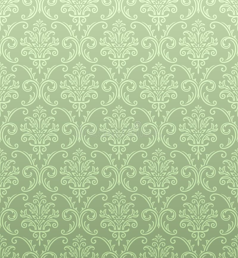 Seamless Damask  Background Stock Vector Illustration of revival, background 8792670