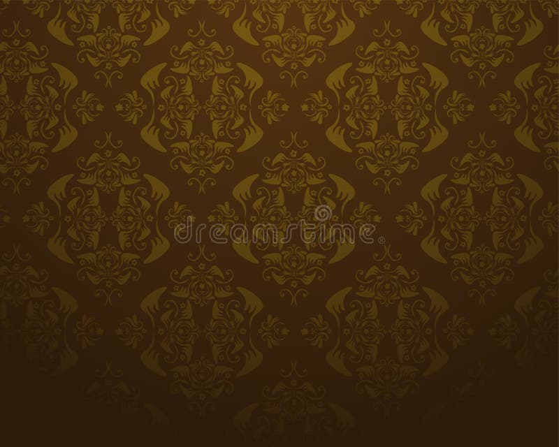 Seamless Damask wallpaper