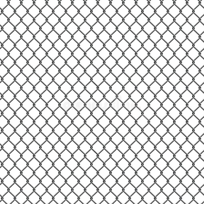 Chain Link Fence White Background Stock Illustrations – 1,651 Chain ...