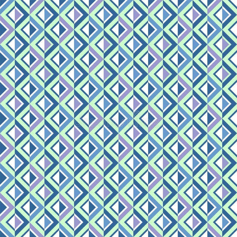 Seamless Diagonal Multicolor Pattern Stock Vector Illustration Of