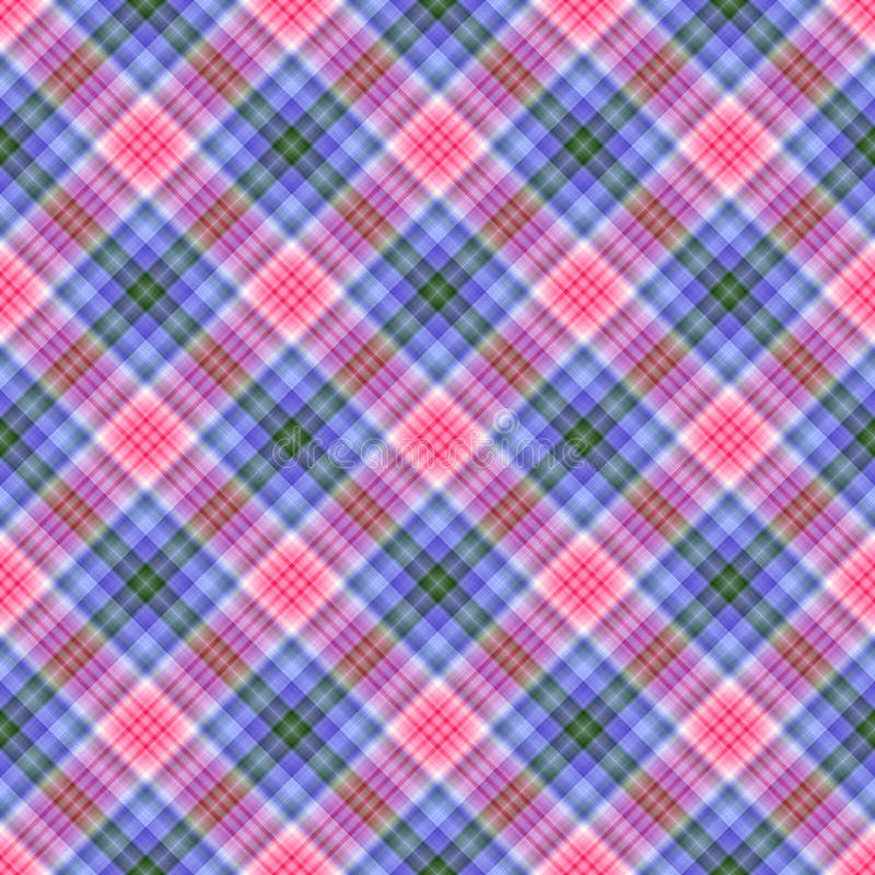 Seamless Diagonal Plaid