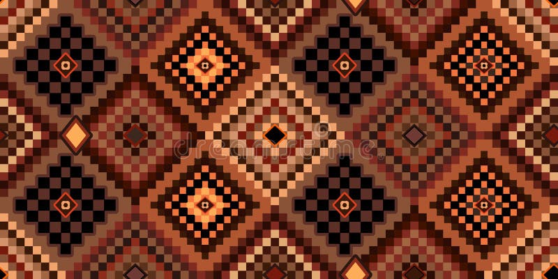 Seamless chessboard pattern. Contrast and bright mosaic decoration for  design, art, prints, wallpaper, backdrops. with light brown colors Stock  Photo - Alamy