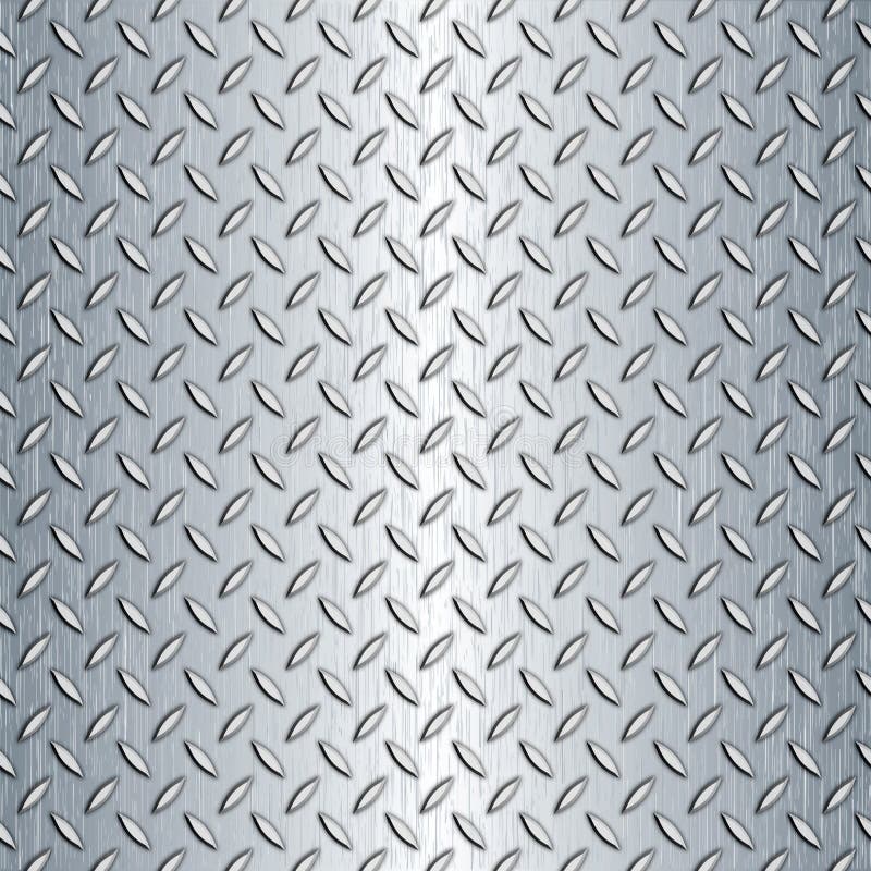 Seamless Diamond Plate Texture Stock Illustration Illustration