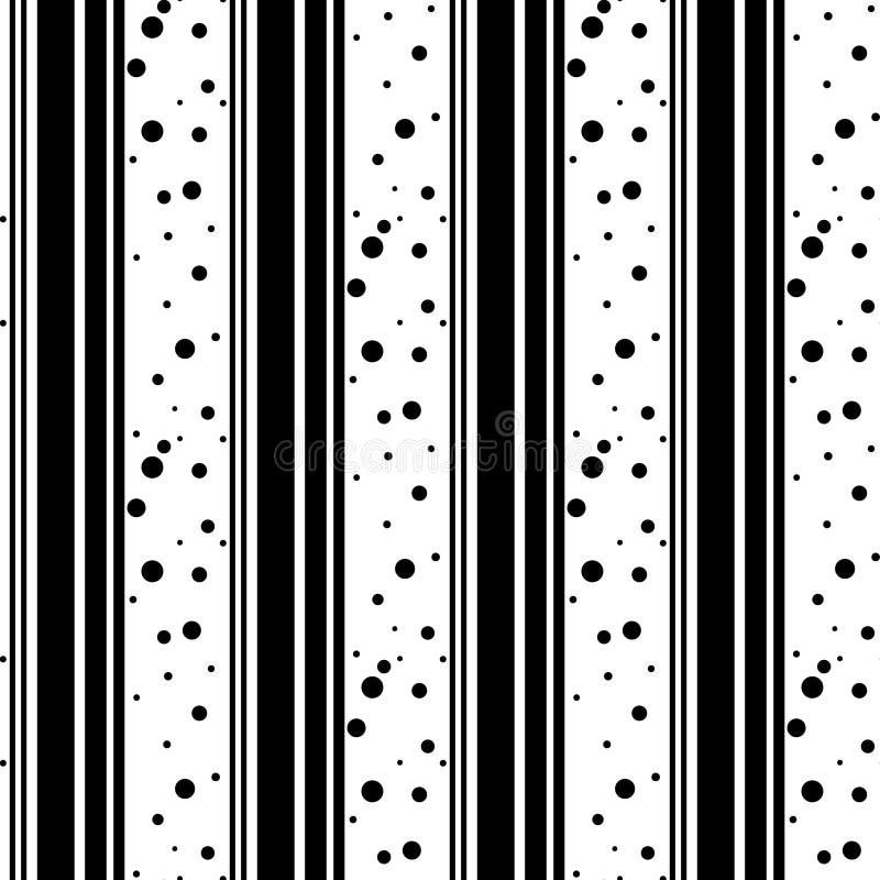 Seamless Dots and line seamless Pattern. Vector Black and White Circle Background. Abstract Pixel Texture. Minimal Graphic Design stock illustration Seamless Dots and line seamless Pattern. Vector Black and White Circle Background. Abstract Pixel Texture. Minimal Graphic Design stock illustration