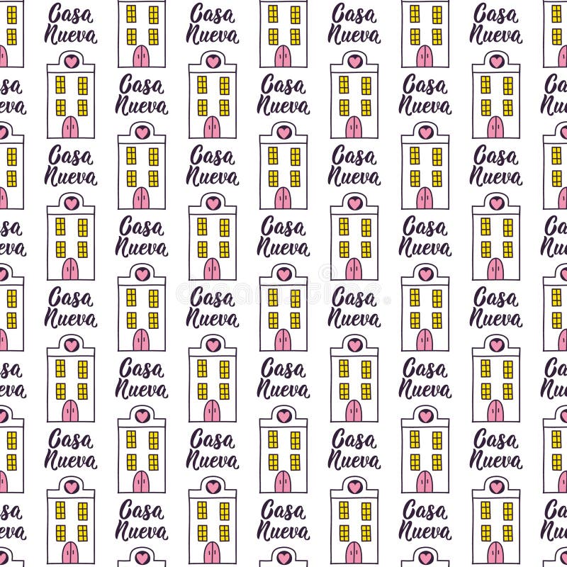 Tipar elegant fără sudură cu litere mari spaniole. . royalty free illustration