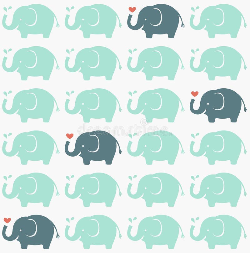 Vector elephant and bird stock vector. Illustration of background - 8533323