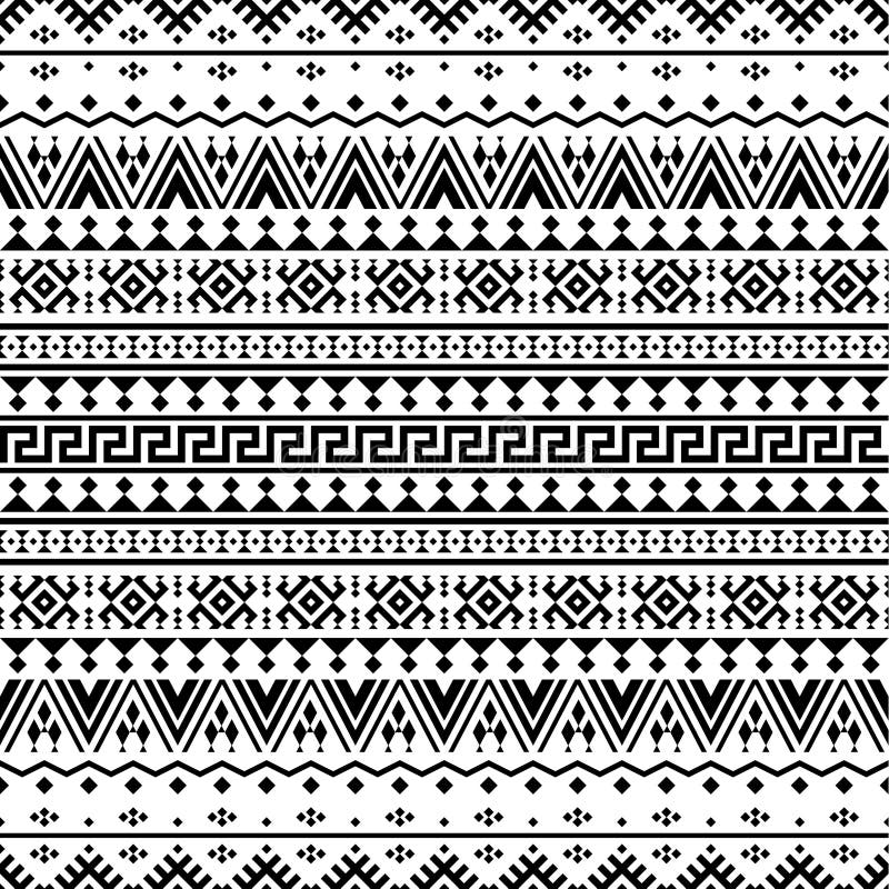 Seamless Ethnic Pattern Texture Background Design Vector Stock Vector ...