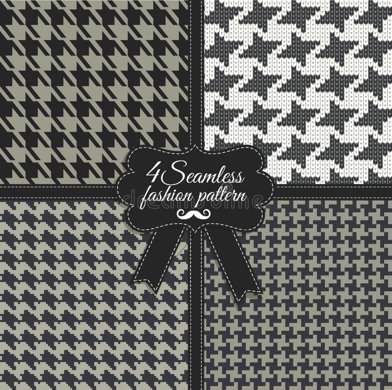 Seamless fashion patterns stock illustration. Illustration of modern
