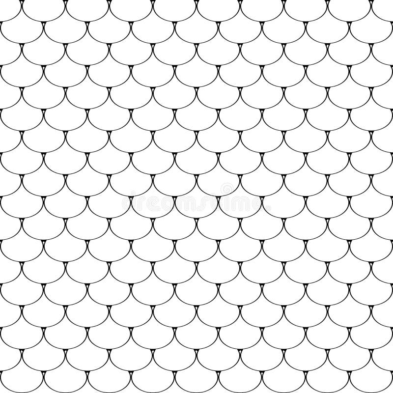 Seamless Fish Scale Pattern Stock Vector - Illustration of tiled, website:  143367300