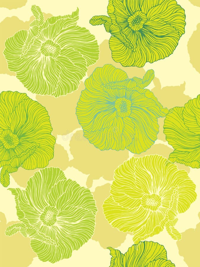 Seamless floral background