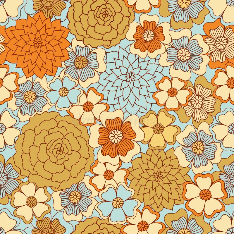 Seamless floral background.