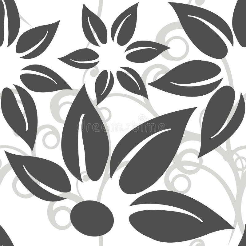 Seamless floral background royalty free illustration