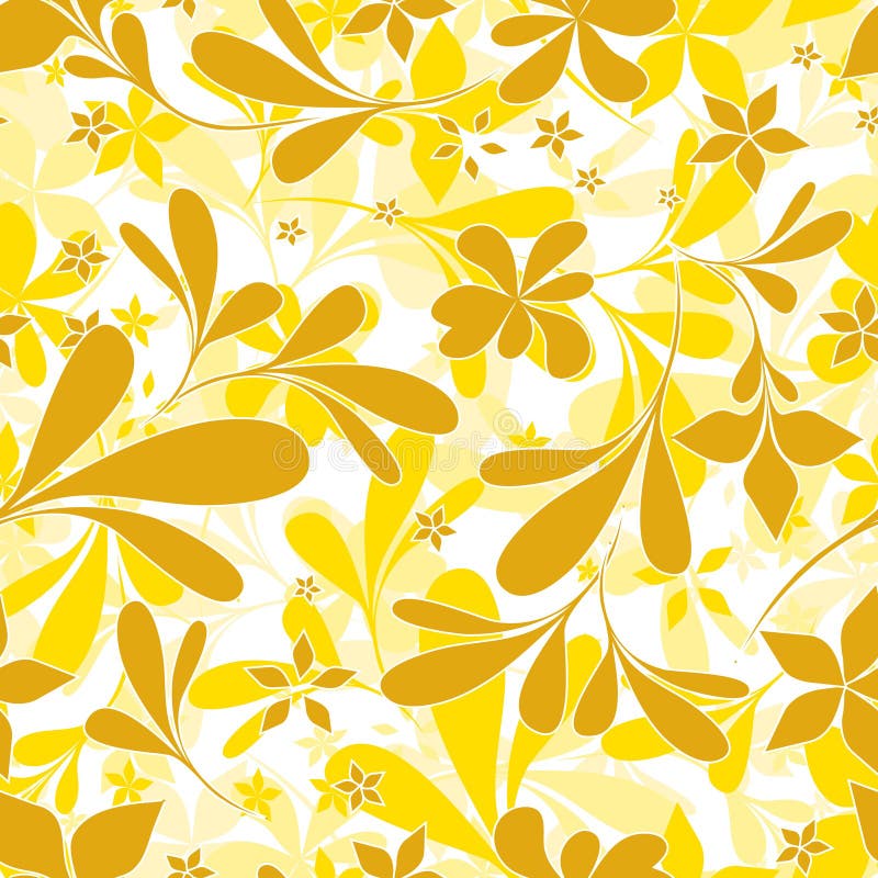 Seamless floral pattern stock illustration