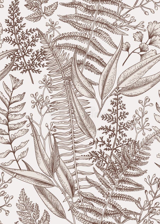 Seamless floral pattern in vintage style. vector illustration Seamless floral pattern in vintage style. vector illustration