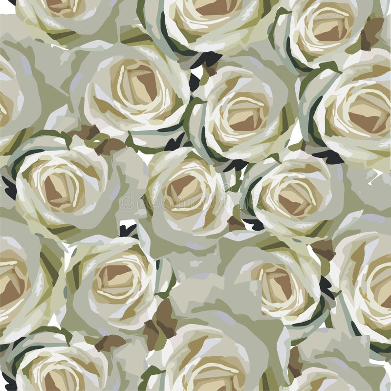 Seamless floral texture