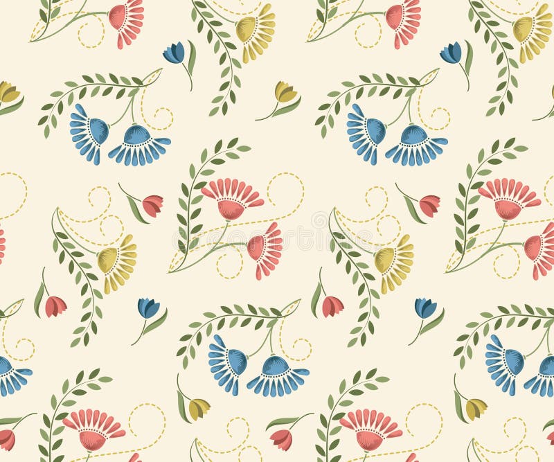 Seamless flower pattern