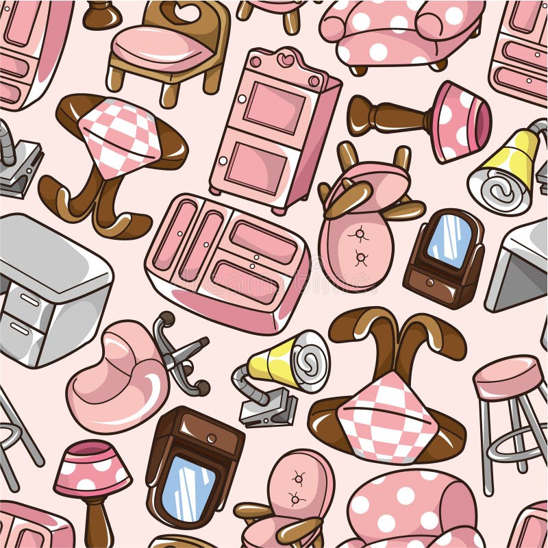 Seamless furniture pattern