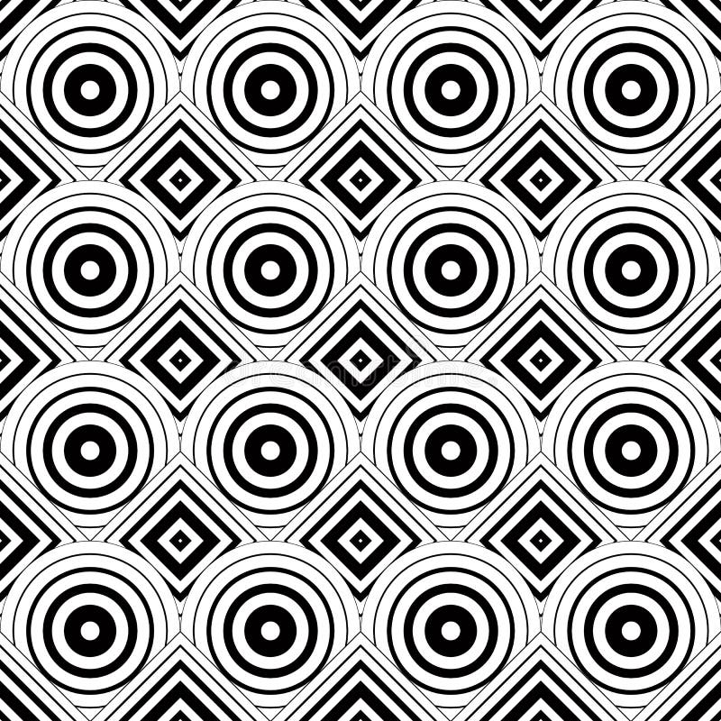 Seamless geometric background, simple black and white stripes vector pattern, accurate, editable and useful background for design