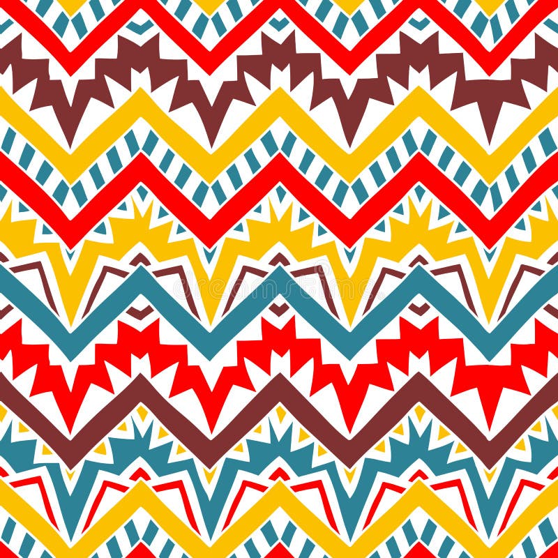 Seamless Geometric Pattern. Horizontal Lines Stock Vector