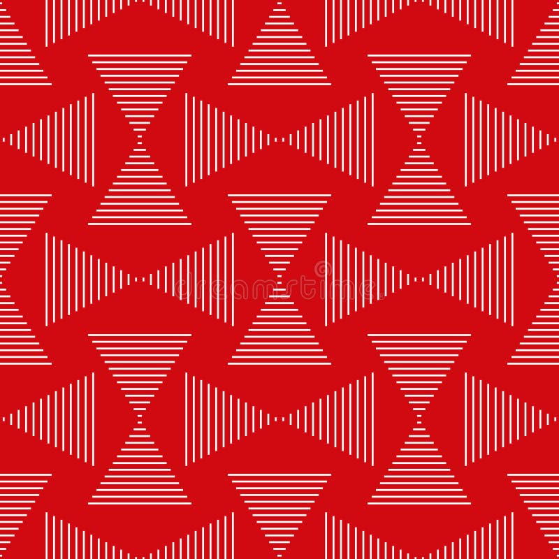 Seamless Geometric Pattern of Stripes and Triangles, Abstract ...