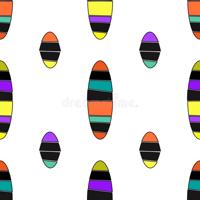 Seamless geometric pattern vector background with cut ellipses colorful design abstract vintage retro art white blue orange purple royalty free illustration Seamless geometric pattern vector background with cut ellipses colorful design abstract vintage retro art white blue orange purple royalty free illustration