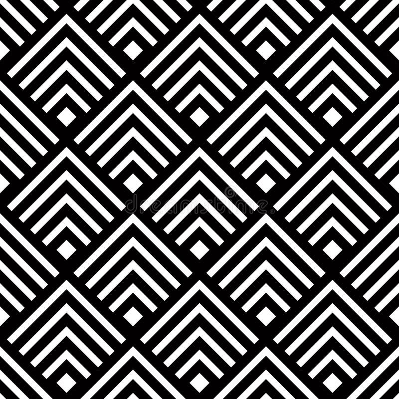 Seamless geometric vector background, simple black and white stripes vector pattern, accurate, editable and useful background for design or wallpaper. Vector abstract seamless pattern vectors