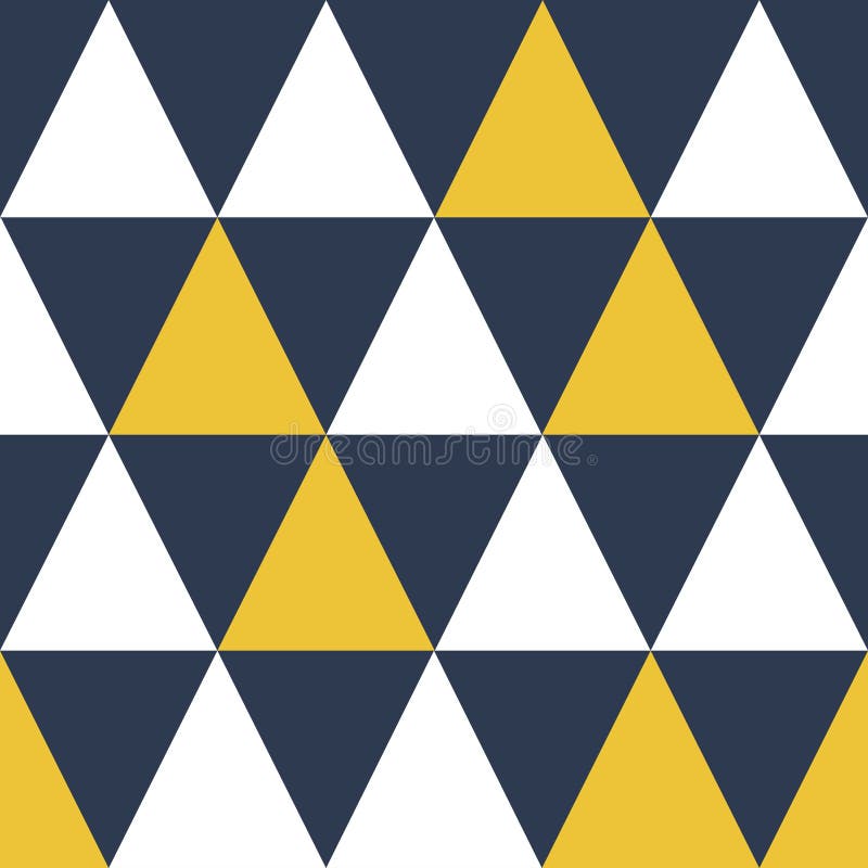 Colorful Simple Triangles Pattern Design Stock Illustration ...