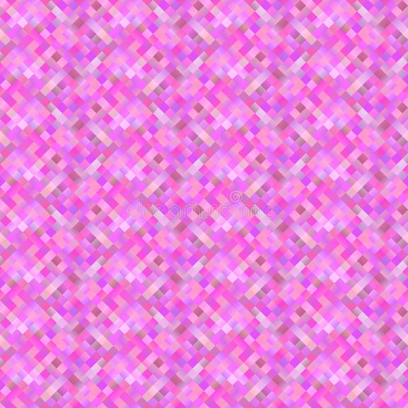 Seamless gradient colorful diagonal square pattern background design stock illustration