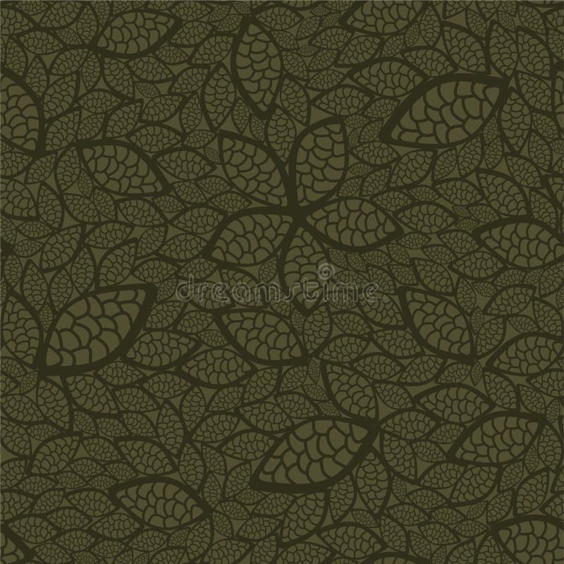 Seamless green leaves wallpaper