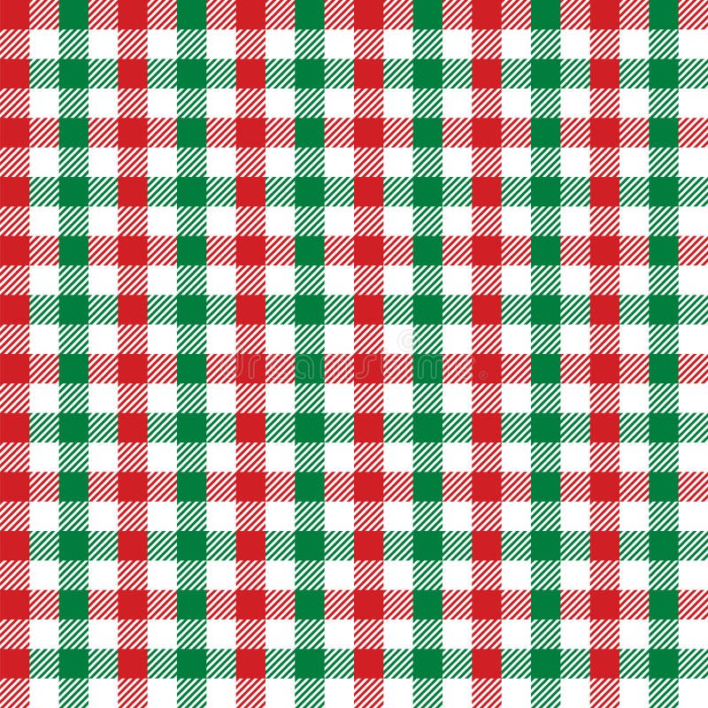 Seamless Green and Red Checkered Fabric Pattern Background Texture Stock  Vector - Illustration of birthday, editable: 115254398