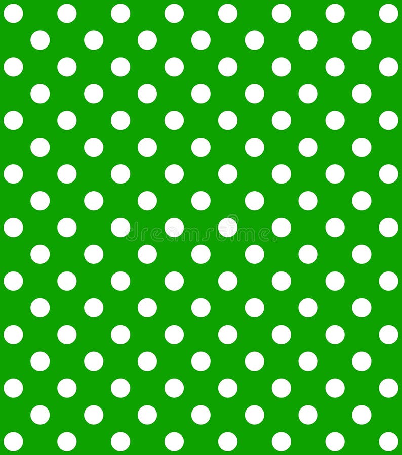 Polka Dot Background Green White Stock Illustration Illustration Of Decorate Card 110374505