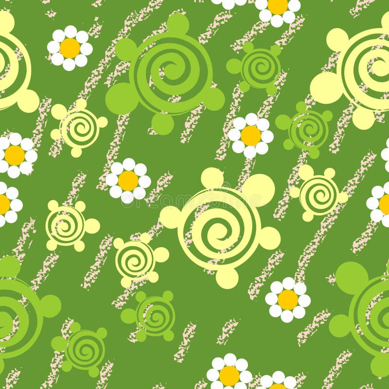 Seamless grungesköldpaddatextur 511 royaltyfri illustrationer Seamless grungesköldpaddatextur 511 royaltyfri illustrationer