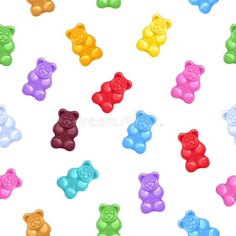 Gummy Bears Candy Isolated editorial photo. Illustration of bears -  136484496