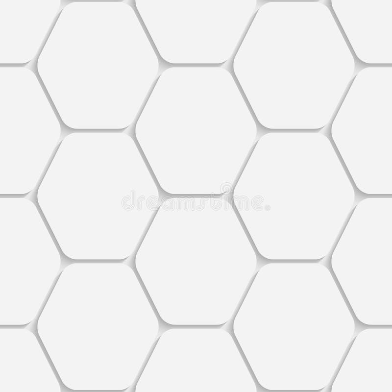 Seamless Hexagon Background stock illustration