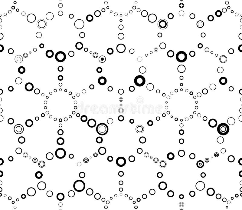 Seamless Hexagon Pattern vector illustration