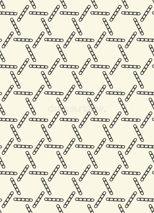 Seamless Hexagon Pattern royalty free illustration