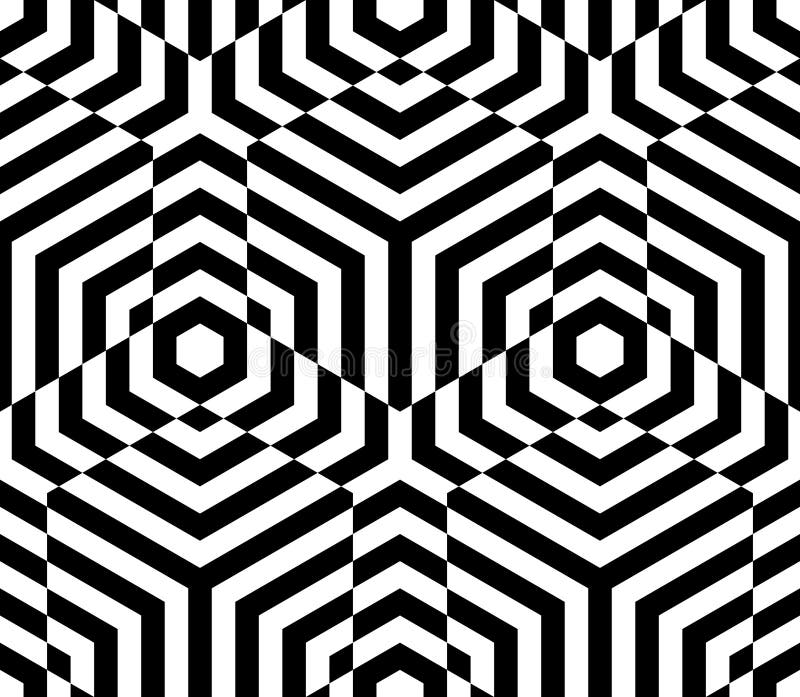 Seamless Hexagon Pattern vector illustration