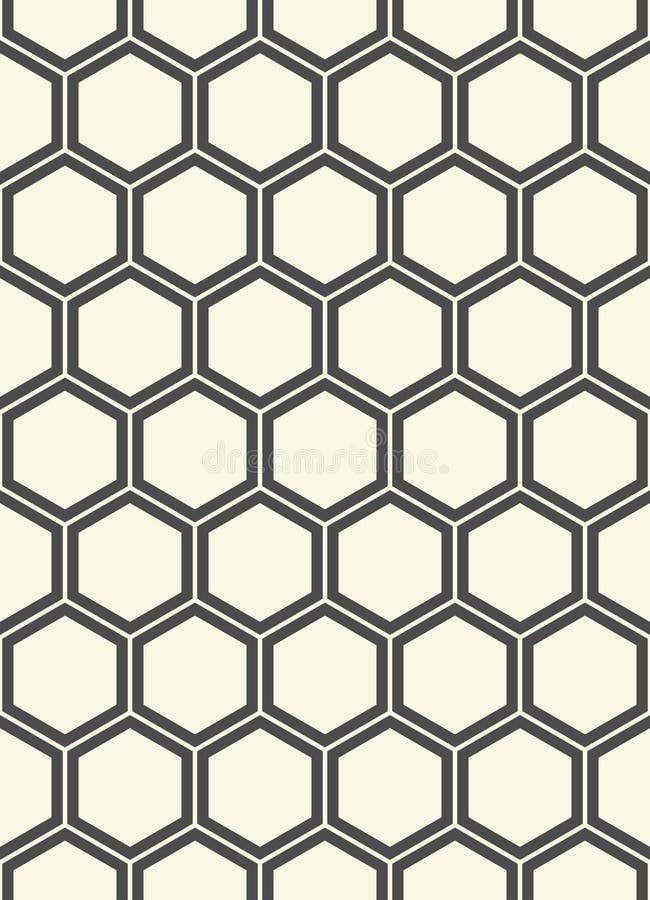 Seamless Hexagon Pattern vector illustration